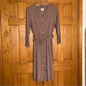 NWOT Vintage Ms. Basia California Midi Dress Size 10